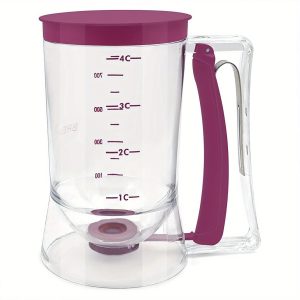 1pc Pancake Cupcake Batter Dispenser, Collapsible Batter Separator Cupcakes Pancakes Cookie Cake Waffles Perfect Baking
